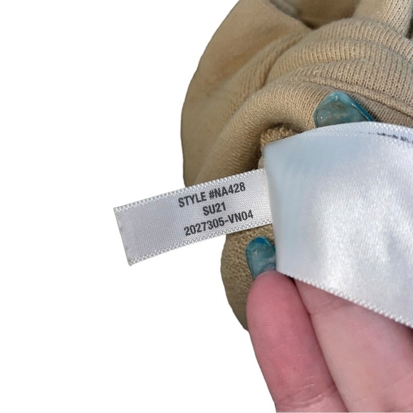 MADEWELL Dip-Dye Drawstring Hoodie Sweatshirt Dropped Shoulder Desert Dunes S - Picture 15 of 16